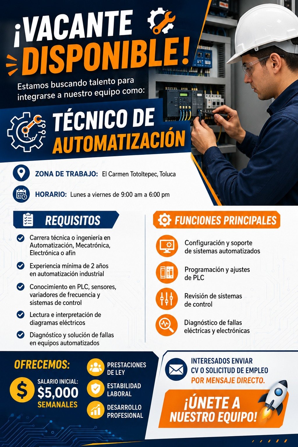 Técnico en Automatización