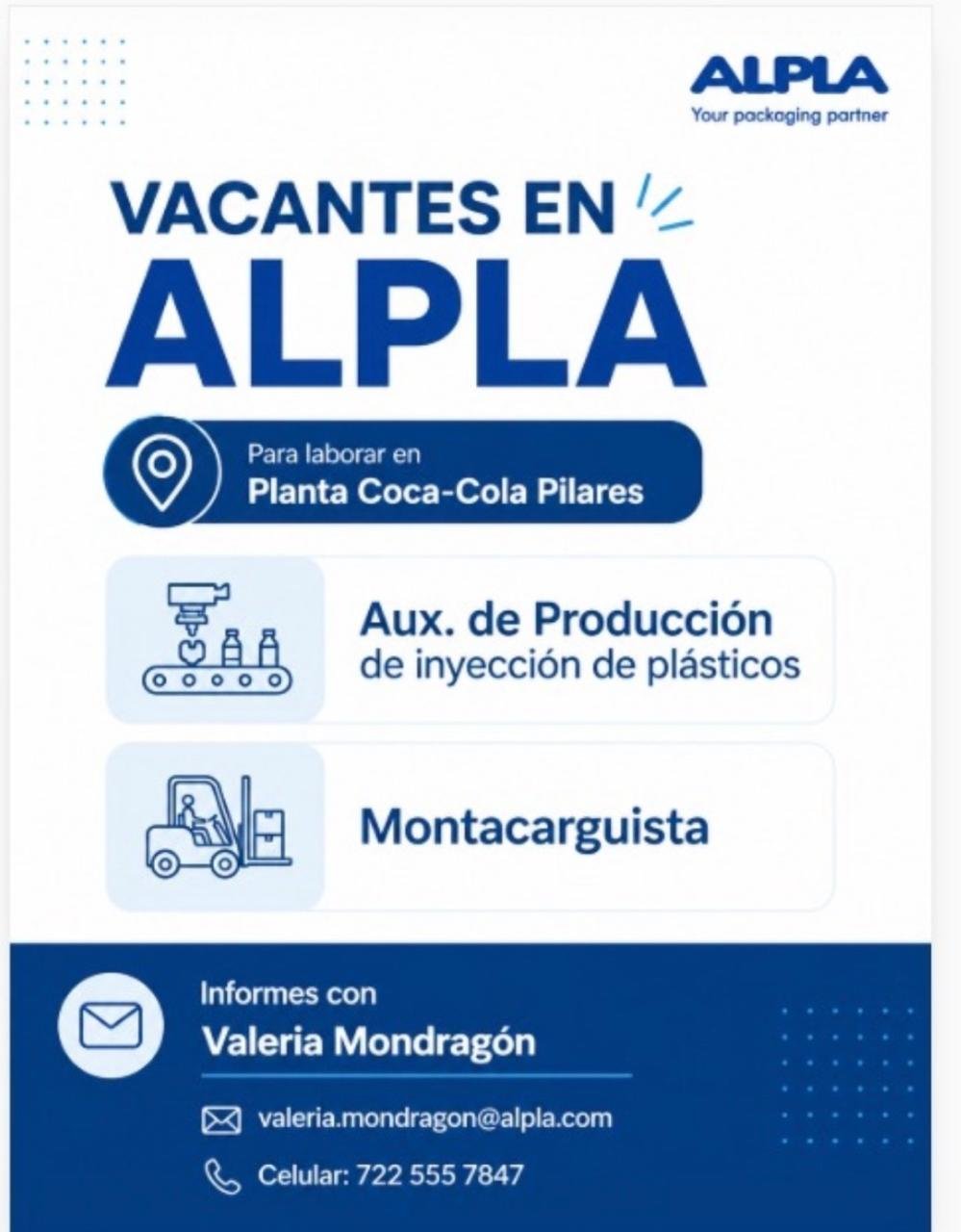 Aux. de Produccion y Montacarguistas